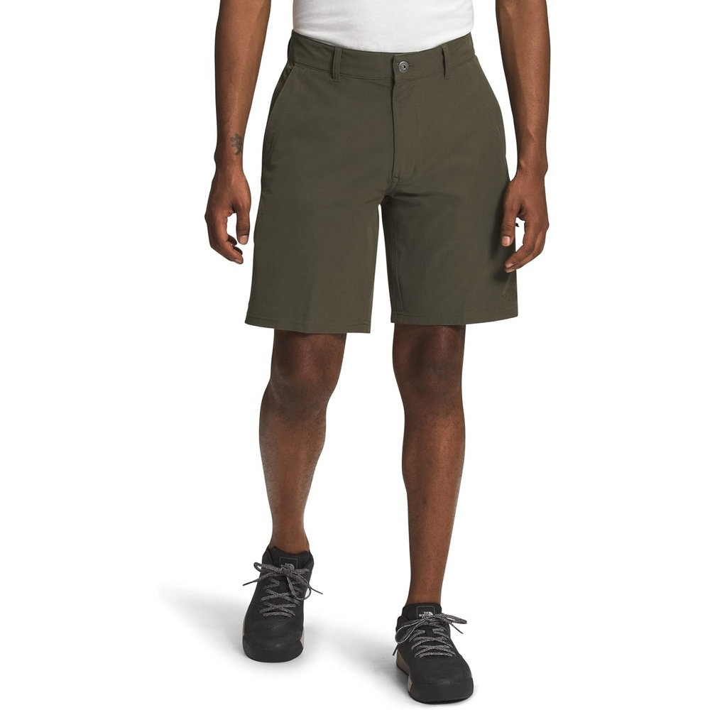 image:imageThe North Face Rolling Sun Packable 9 Hybrid ShortsNew Taupe Green