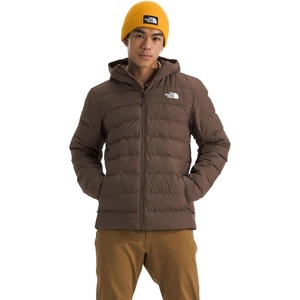 THE NORTH FACE Men’s Aconcagua 3 Hooded Jacket | Insulated, Wind & Water Resistant, Attached 3 Piece Hood With Cinch Cord(Smokey Brown)