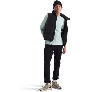 THE NORTH FACE Men’s Core Box Long Sleeve NSE Tee | T-shirt With Ribbed Collar & Cuffs for Durability(Muted Pine)