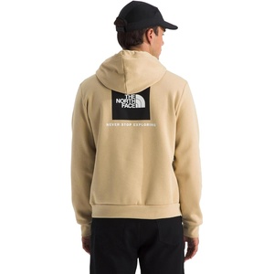 THE NORTH FACE Men’s Evolution Box NSE Hoodie | Sweatshirt With 2 Piece Hood, Adjustable Drawcord, Kangaroo Hand Pocket(Khaki Stone)