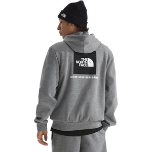 THE NORTH FACE Men’s Evolution Box NSE Hoodie | Sweatshirt With 2 Piece Hood, Adjustable Drawcord, Kangaroo Hand Pocket(Tnf Mid Grey Heather)