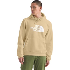 THE NORTH FACE Men’s Evolution Half Dome Hoodie | Sweatshirt With 2 Piece Hood, Adjustable Drawcord, Kangaroo Hand Pocket(Khaki Stone)