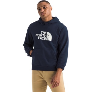 THE NORTH FACE Men’s Evolution Half Dome Hoodie | Sweatshirt With 2 Piece Hood, Adjustable Drawcord, Kangaroo Hand Pocket(Summit Navy)