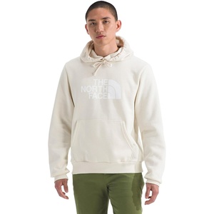 THE NORTH FACE Men’s Evolution Half Dome Hoodie | Sweatshirt With 2 Piece Hood, Adjustable Drawcord, Kangaroo Hand Pocket(White Dune)
