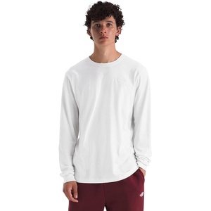 THE NORTH FACE Men’s Evolution Simple Dome Long-sleeve Tee | Cotton Shirt With the Classic Logo(Tnf White)