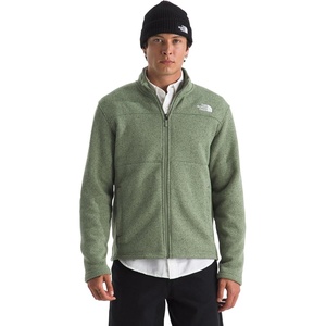 THE NORTH FACE Men’s Gordon Lyons Full Zip Jacket | Cold Weather Top With Zippered Hand Pockets(Bark Mist Heather)