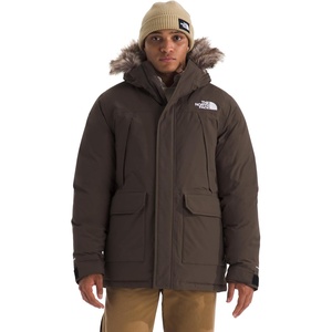THE NORTH FACE Men’s McMurdo Parka | Long Waterproof Winter Jacket With 600 Fill Waterfowl Down Insulation(Smokey Brown)