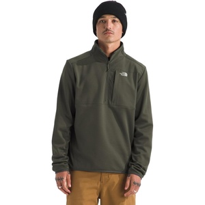 THE NORTH FACE Men’s TNF Performance Fleece 1/4 Zip Jacket | Lightweight Pullover With Secure Zip Chest Pocket(New Taupe Green)