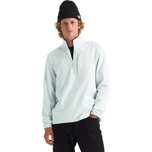 THE NORTH FACE Men’s TNF Performance Fleece 1/4 Zip Jacket | Lightweight Pullover With Secure Zip Chest Pocket(Pearl Stone)