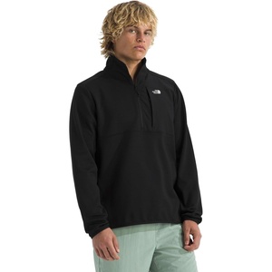 THE NORTH FACE Men’s TNF Performance Fleece 1/4 Zip Jacket | Lightweight Pullover With Secure Zip Chest Pocket(Tnf Black)