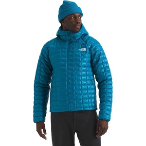 THE NORTH FACE Men’s Thermoball Hooded Jacket | Lightweight, Wind & Water Resistant Fabric, Synthetic Insulation(Dusk Blue)