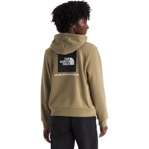 THE NORTH FACE Women’s Evolution Box NSE Hoodie | 2 Piece Hood With Drawcord, Kangaroo Hand Pocket(Cedar)