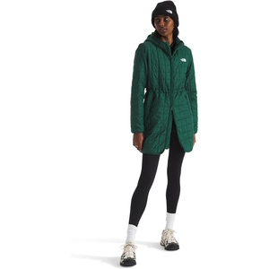 THE NORTH FACE Women’s Junction Insulated Parka | Water Repellent Winter Jacket Packed With Insulation & Secure Zip Pockets(Hunter Green)