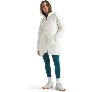THE NORTH FACE Women’s Junction Insulated Parka | Water Repellent Winter Jacket Packed With Insulation & Secure Zip Pockets(White Dune)