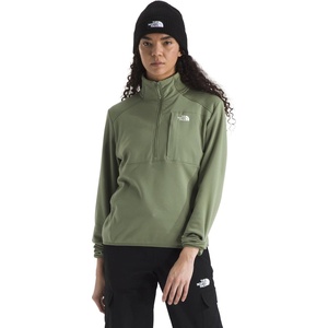 THE NORTH FACE Women’s TNF Performance Fleece 1/4 Zip Jacket | Lightweight Pullover With Secure Zip Chest Pocket(Bark Mist)