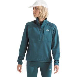 THE NORTH FACE Women’s TNF Performance Fleece 1/4 Zip Jacket | Lightweight Pullover With Secure Zip Chest Pocket(Space)