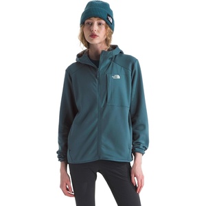 THE NORTH FACE Women’s TNF Performance Fleece Full Zip Hoodie | Lightweight Hooded Top, Elastic Binding & Zip Pockets(Space)