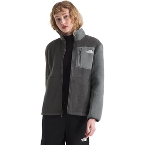 THE NORTH FACE Women’s Yumiori Full Zip Jacket | Lightweight Fleece Coat With Embroidered Logo, Zip Pockets(Anthracite Grey/Smoked Pearl/Smoked Pearl)