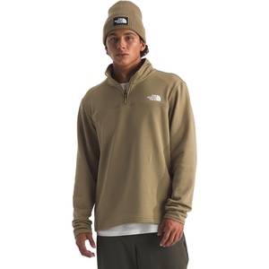 THE NORTH FACE mens Cedar Trail Grid Fleece Quarter Zip Jacket | Cold Weather Top With Durable, Reinforced Bindings(Cedar)