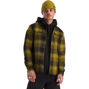 The North FACE Mens Arroyo Long-Sleeve Flannel Button-Down Shirt(Deep Dijon Tnf Shadow Plaid)