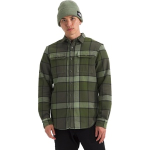 The North FACE Mens Arroyo Long-Sleeve Flannel Button-Down Shirt(New Taupe Green Macro Small Plaid)