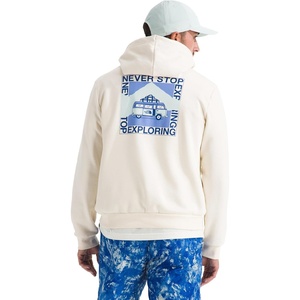 The North Face Men’s Escape the City Hoodie – Casual Pullover Sweatshirt, Bold Graphic Designs, Kangaroo Hand Pocket(White Dune)