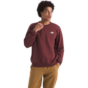 The North Face Men’s Evolution Simple Dome Crew | Ribbed Collar & Hem, Classic Logo(Sumac)