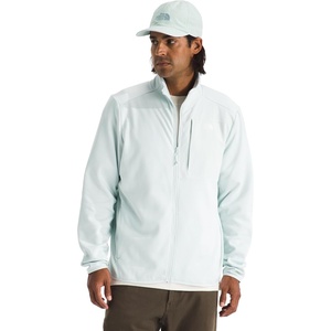 The North Face Men’s TNF Performance Fleece Full Zip Jacket – Lightweight Pullover, Pockets & Stretch Fabric at Cuffs & Hem, Pearl Stone, Medium