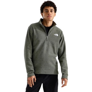 The North Face Men’s Textured Cap Rock Quarter Zip Pullover – 1/4 Zip Fleece Jacket with a Classic Fit & Embroidered Logo(New Taupe Green Heather)