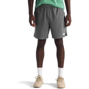 The North Face Men’s Wander 2-in-1 Short 7″ – Moisture Wicking, Water Repellent Finish, Stretch Waistband, Hand Pockets(Smoked Pearl)
