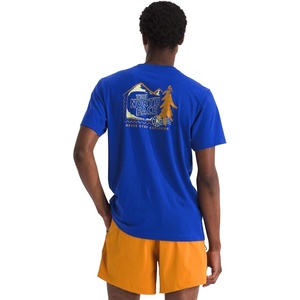The North Face Mountain Stamps Regular Short Sleeve Tee(Tnf Blue)