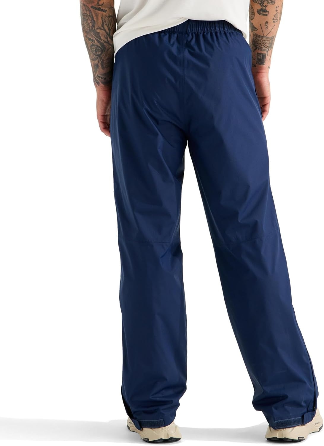 image:imageTHE NORTH FACE Mens Antora Rain Pant Waterproof Breathable Seamsealed Adjustable Internal DrawcordSummit Navy