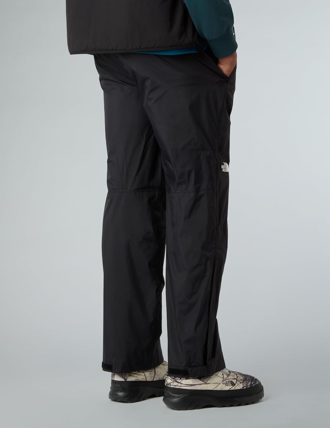 image:imageTHE NORTH FACE Mens Antora Rain Pant Waterproof Breathable Seamsealed Adjustable Internal DrawcordTnf Blacknpf