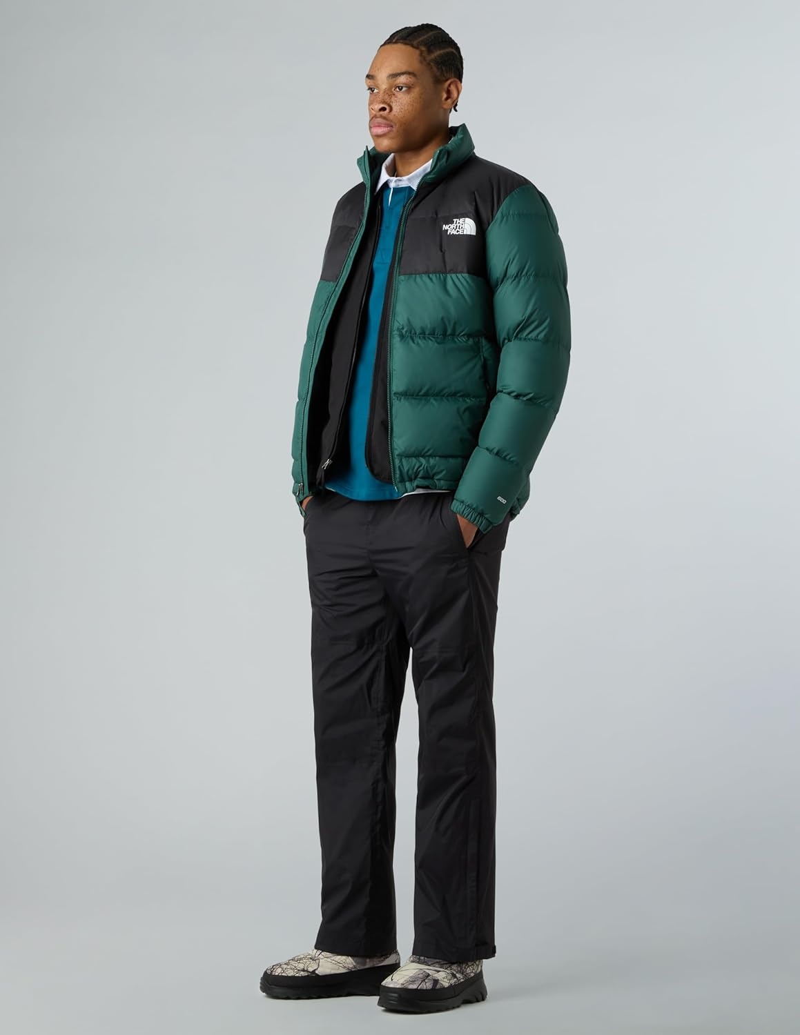 image:imageTHE NORTH FACE Mens Antora Rain Pant Waterproof Breathable Seamsealed Adjustable Internal DrawcordTnf Blacknpf