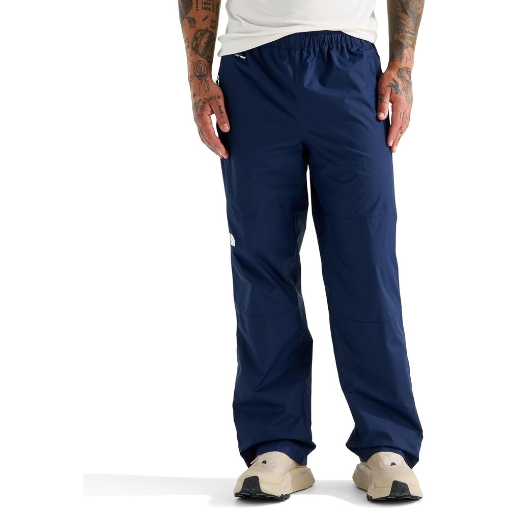 image:imageTHE NORTH FACE Mens Antora Rain Pant Waterproof Breathable Seamsealed Adjustable Internal DrawcordSummit Navy